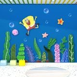  Tranh Fomex EPeBen dán tường nổi 3d Spongebob đại dương  trang trí Phòng cho bé, Phòng ngủ, Mẫu giáo 