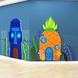  Tranh Fomex EPeBen dán tường nổi 3d Spongebob đại dương  trang trí Phòng cho bé, Phòng ngủ, Mẫu giáo 