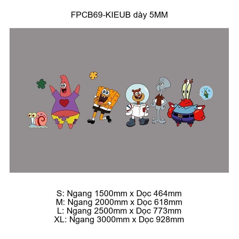  Tranh Fomex EPeBen dán tường nổi 3d Spongebob đại dương  trang trí Phòng cho bé, Phòng ngủ, Mẫu giáo 