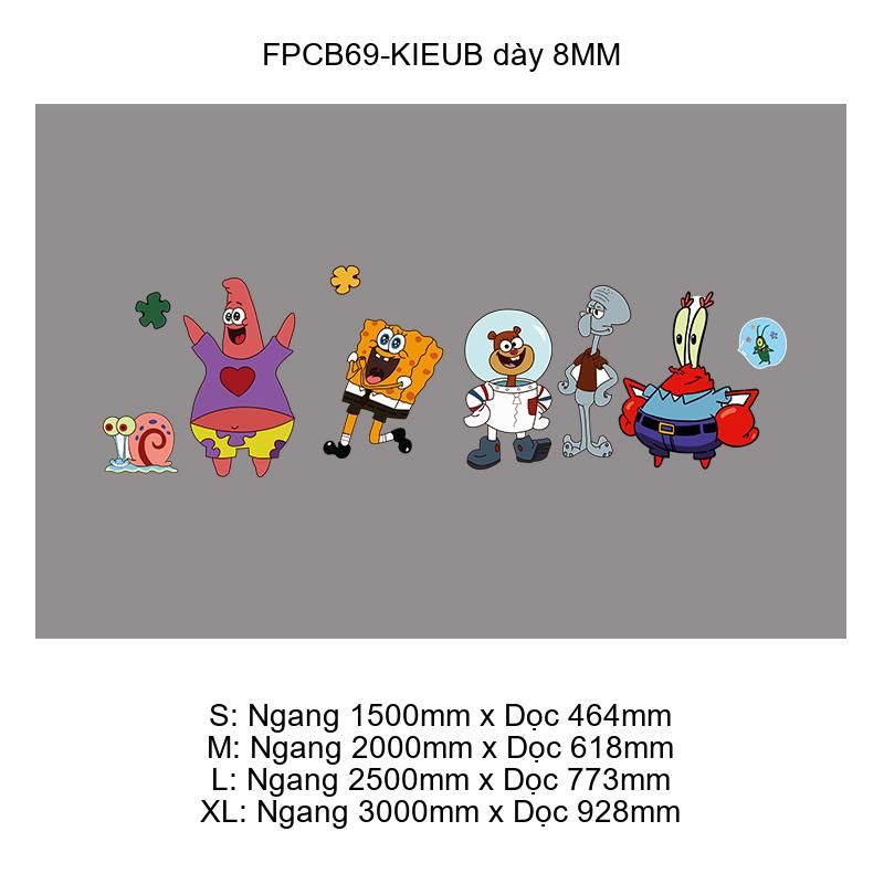  Tranh Fomex EPeBen dán tường nổi 3d Spongebob đại dương  trang trí Phòng cho bé, Phòng ngủ, Mẫu giáo 
