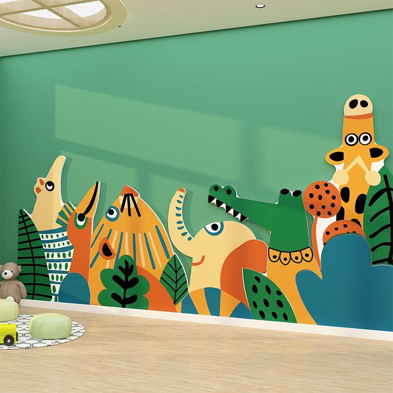  Tranh Fomex EPeBen dán tường nổi 3d sở đào tạo nghệ thuật lớp văn hóa môi trường sáng tạo trang trí Phòng cho bé, Phòng ngủ, Mẫu giáo 