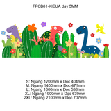  Tranh Fomex EPeBen dán tường nổi 3d  Khủng long Xương rồng  trang trí Phòng cho bé, Phòng ngủ, Mẫu giáo 