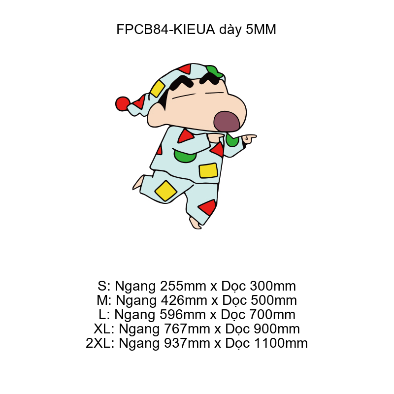  Tranh Fomex EPeBen dán tường nổi 3d bút chì Shin-chan trang trí Phòng cho bé, Phòng ngủ, Mẫu giáo 