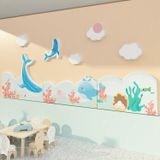  Tranh Fomex EPeBen dán tường nổi 3d Đại Dương trang trí Phòng cho bé, Phòng ngủ, Mẫu giáo 
