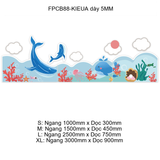  Tranh Fomex EPeBen dán tường nổi 3d Đại Dương trang trí Phòng cho bé, Phòng ngủ, Mẫu giáo 