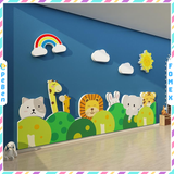  Tranh Fomex EPeBen dán tường nổi 3d Ngôi nhà trong rừng  trang trí Phòng cho bé, Phòng ngủ, Mẫu giáo 