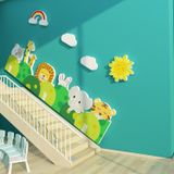  Tranh Fomex EPeBen dán tường nổi 3d Ngôi nhà trong rừng  trang trí Phòng cho bé, Phòng ngủ, Mẫu giáo 