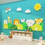  Tranh Fomex EPeBen dán tường nổi 3d Ngôi nhà trong rừng  trang trí Phòng cho bé, Phòng ngủ, Mẫu giáo 