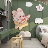  Tranh Fomex EPeBen dán tường nổi 3d Công Chúa Thỏ Ngọc Trang Trí Phòng Trẻ Cho Bé, Mầm non, Mẫu Giáo 