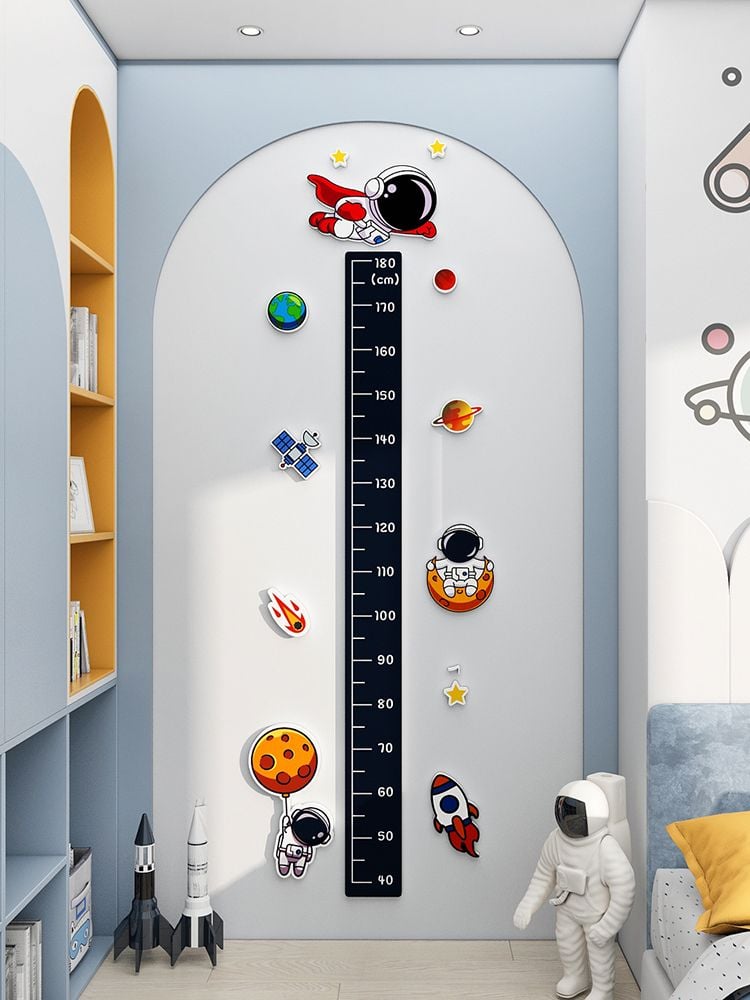  Tranh Fomex EPeBen dán tường nổi 3d Thước Đo Chiều Cao trang trí Phòng cho bé, Phòng ngủ, Mẫu giáo 
