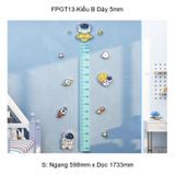  Tranh Fomex EPeBen dán tường nổi 3d Thước Đo Chiều Cao trang trí Phòng cho bé, Phòng ngủ, Mẫu giáo 