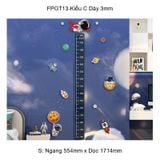  Tranh Fomex EPeBen dán tường nổi 3d Thước Đo Chiều Cao trang trí Phòng cho bé, Phòng ngủ, Mẫu giáo 