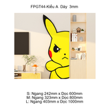  Tranh Fomex EPeBen dán tường nổi 3d hình Cyberpunk Mario Pokemon Trang Trí Phòng Game,Phòng Giải Trí 