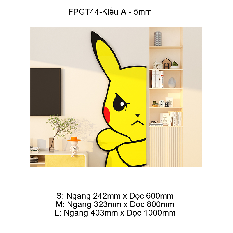  Tranh Fomex EPeBen dán tường nổi 3d hình Cyberpunk Mario Pokemon Trang Trí Phòng Game,Phòng Giải Trí 