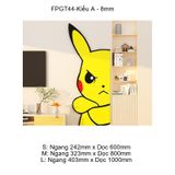  Tranh Fomex EPeBen dán tường nổi 3d hình Cyberpunk Mario Pokemon Trang Trí Phòng Game,Phòng Giải Trí 