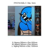  Tranh Fomex EPeBen dán tường nổi 3d hình Cyberpunk Mario Pokemon Trang Trí Phòng Game,Phòng Giải Trí 