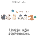  Tranh Fomex EPeBen dán tường nổi 3d Mèo Đáng Yêu Trang Trí Phòng Trẻ Cho Bé, Phòng Khách 