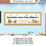  Tranh Fomex EPeBen Hình trang trí lớp học tiếng Anh mẫu giáo, thư viện, lớp học thêm, cơ sở đào tạo, hình nền dán tường 