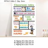  Tranh Fomex EPeBen Hình trang trí lớp học tiếng Anh mẫu giáo, thư viện, lớp học thêm, cơ sở đào tạo, hình nền dán tường 