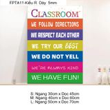  Tranh Fomex EPeBen Hình trang trí lớp học tiếng Anh mẫu giáo, thư viện, lớp học thêm, cơ sở đào tạo, hình nền dán tường 