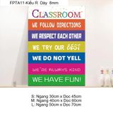  Tranh Fomex EPeBen Hình trang trí lớp học tiếng Anh mẫu giáo, thư viện, lớp học thêm, cơ sở đào tạo, hình nền dán tường 