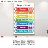  Tranh Fomex EPeBen Hình trang trí lớp học tiếng Anh mẫu giáo, thư viện, lớp học thêm, cơ sở đào tạo, hình nền dán tường 