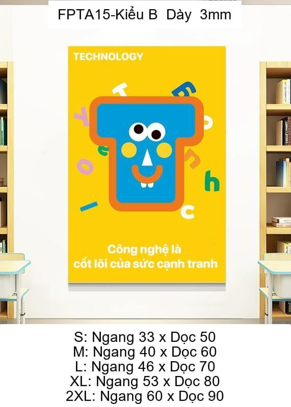  Tranh Fomex EPeBen Hình trang trí lớp học tiếng Anh mẫu giáo, thư viện, lớp học thêm, cơ sở đào tạo, hình nền dán tường 