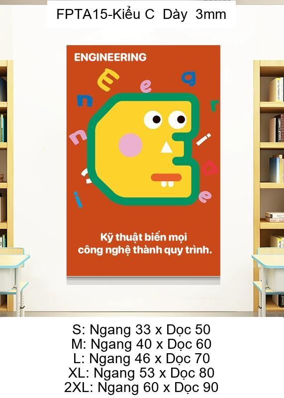  Tranh Fomex EPeBen Hình trang trí lớp học tiếng Anh mẫu giáo, thư viện, lớp học thêm, cơ sở đào tạo, hình nền dán tường 