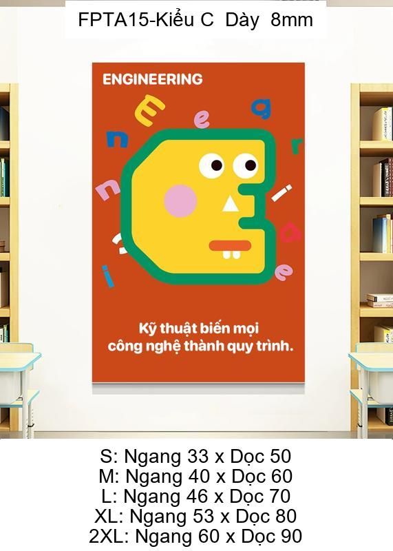  Tranh Fomex EPeBen Hình trang trí lớp học tiếng Anh mẫu giáo, thư viện, lớp học thêm, cơ sở đào tạo, hình nền dán tường 