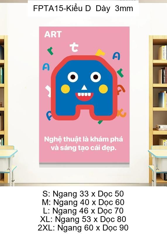  Tranh Fomex EPeBen Hình trang trí lớp học tiếng Anh mẫu giáo, thư viện, lớp học thêm, cơ sở đào tạo, hình nền dán tường 