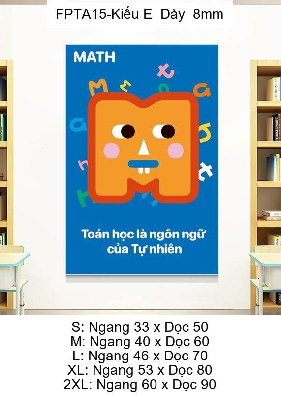  Tranh Fomex EPeBen Hình trang trí lớp học tiếng Anh mẫu giáo, thư viện, lớp học thêm, cơ sở đào tạo, hình nền dán tường 