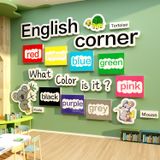  Tranh Fomex EPeBen Hình trang trí lớp học tiếng Anh mẫu giáo, thư viện, lớp học thêm, cơ sở đào tạo, hình nền dán tường 