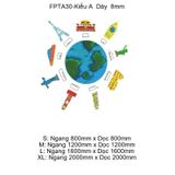  Tranh Fomex EPeBen Hình trang trí lớp học tiếng Anh mẫu giáo, thư viện, lớp học thêm, cơ sở đào tạo, hình nền dán tường 