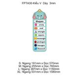  Tranh Fomex EPeBen Hình trang trí lớp học tiếng Anh mẫu giáo, thư viện, lớp học thêm, cơ sở đào tạo, hình nền dán tường 