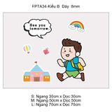  Tranh Fomex EPeBen Hình trang trí lớp học tiếng Anh mẫu giáo, thư viện, lớp học thêm, cơ sở đào tạo, hình nền dán tường 