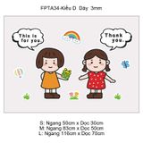  Tranh Fomex EPeBen Hình trang trí lớp học tiếng Anh mẫu giáo, thư viện, lớp học thêm, cơ sở đào tạo, hình nền dán tường 