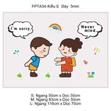  Tranh Fomex EPeBen Hình trang trí lớp học tiếng Anh mẫu giáo, thư viện, lớp học thêm, cơ sở đào tạo, hình nền dán tường 