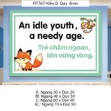  Tranh Fomex EPeBen Hình trang trí lớp học tiếng Anh mẫu giáo, thư viện, lớp học thêm, cơ sở đào tạo, hình nền dán tường 