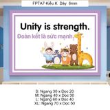  Tranh Fomex EPeBen Hình trang trí lớp học tiếng Anh mẫu giáo, thư viện, lớp học thêm, cơ sở đào tạo, hình nền dán tường 