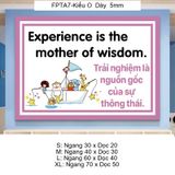  Tranh Fomex EPeBen Hình trang trí lớp học tiếng Anh mẫu giáo, thư viện, lớp học thêm, cơ sở đào tạo, hình nền dán tường 
