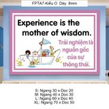  Tranh Fomex EPeBen Hình trang trí lớp học tiếng Anh mẫu giáo, thư viện, lớp học thêm, cơ sở đào tạo, hình nền dán tường 