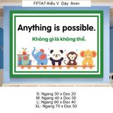  Tranh Fomex EPeBen Hình trang trí lớp học tiếng Anh mẫu giáo, thư viện, lớp học thêm, cơ sở đào tạo, hình nền dán tường 