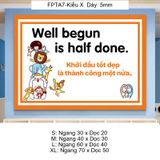  Tranh Fomex EPeBen Hình trang trí lớp học tiếng Anh mẫu giáo, thư viện, lớp học thêm, cơ sở đào tạo, hình nền dán tường 
