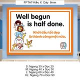  Tranh Fomex EPeBen Hình trang trí lớp học tiếng Anh mẫu giáo, thư viện, lớp học thêm, cơ sở đào tạo, hình nền dán tường 