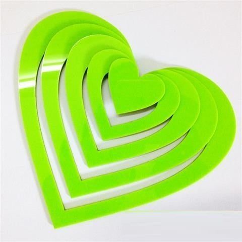  Tranh mica EPeBen dán tường nổi 3d hình hình tròn, trái tim, decor trang trí tường nhà, phòng khách, cửa hàng, quán café 