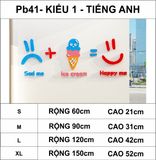  Tranh mica EPeBen dán tường nổi 3d hình mặt cười, cây kem trang trí cửa hàng kem, ice cream, quán trà sữa, trà chanh 
