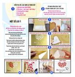  Tranh mica EPeBen dán tường nổi 3d Hình Bậc Thang Học Tập trang trí Phòng cho bé, Phòng khách, Mầm Non, Mẫu Giáo 