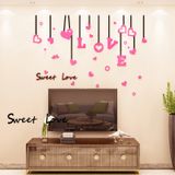  Tranh mica EPeBen dán tường nổi 3d hình Sweet Love decor trang trí tường nhà, phòng khách, phòng ngủ 