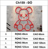  Tranh mica EPeBen dán tường nổi 3d hình gấu Kaws Bearbrick siêu ngầu, trang trí quán ăn, shop thời trang, spa làm đẹp 