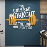  Tranh mica EPeBen dán tường nổi 3d hình WORKOUT động lực tập gym, decor trang trí phòng gym, fitness, yoga 